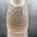 Jovani  Womens Formal Gown Size 2 Embellished Mermaid Fairy Prom Formal Luxe Photo 7