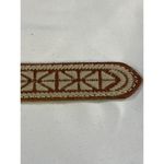 Lucky Brand Women's Brown/White Leather Belt Size M SKU 5756 Photo 4