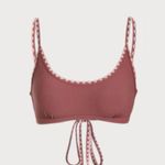 BERLOOK Contrast Stitch Bikini Bottom ONLY 66 Red Size M Photo 5