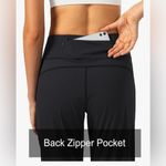 NEW Pockets High Waisted Athletic Workout Yoga Pants Joggers M 25.5” inseam Black Size M Photo 4