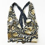 Urban Outfitters UO Womens Sedona Strappy Back Floral Velvet Crop Tank Top XS Photo 2