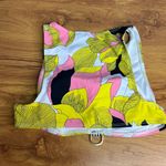 Anne cole  Studio Bikini Swim Top Size XS High Neck‎ Tropical Hawaiian NEW Photo 6