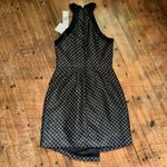 Keepsake Tessellate black small diamond halter mini dress Size XS Photo 2