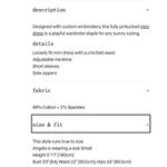 Frankies Bikinis Black Sadie Embroidered Mini Dress Size XS Photo 6