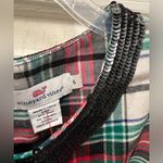 Vineyard Vines Womens vineyard vine Christmas plaid black sequins sleeveless shift dress Photo 1