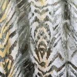 Chico's Chico’s Olive Gold Bronze & Ivory Animal Striped Button Front Jacket Size 1/M Photo 7