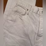 We The Free Free People Tapered Baggy Boyfriend Distressed White Jeans Sz 26 NEW Photo 9
