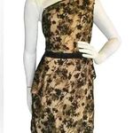 Carmen Marc Valvo Carmen Mar Valvo 1990 Black Beaded Cocktail Halter Dress Size 12. Photo 0