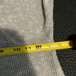 Urban Outfitters Dress Size Medium Ribbed Knit Skater Gray V Neck Mini B11 Photo 5