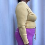 O'Neill Yellow Long sleeve top, ruched long sleeved shirt Photo 11