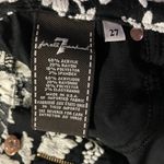 7 For All Mankind Jacquard Pants Black & White 27 Photo 7