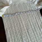 HAPPY X NATURE RUFFLE IVORY WHITE SWEATER DRESS L Size L Photo 10