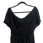 Helsa NEW NWT  Petite Eyelet Garden Off The Shoulder Midi Dress In Black Photo 9