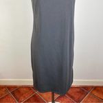 Eileen Fisher  Grey Short Sleeve Shirt Dress Photo 3