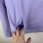 Lilly Pulitzer  Skipper Popover XS Purple Lace Trim Pullover Half Zip Preppy Soft Photo 4