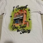 Disney Tower of Terror Graphic Tee White Size L Photo 0