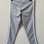 Adidas  Women's Medium Classic 3 Stripes Gray Gym Jogging Tight Leggings CY4761 Photo 9