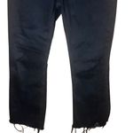 ZARA Women’s Black High Rise Non distressed raw hem wide leg jeans size 8 Photo 3