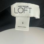 Loft Ann Taylor Black Slip Dress Sheer Layers Sz 6 Chiffon Ruffle Dark Coquette Photo 9