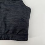 Outdoor Voices Women XS TechSweat Athletic Crop Top Sports Bra Night Black Gray Photo 3