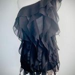 Joyce Leslie  ruffle front one shoulder blouse NWT Photo 0