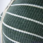 She & Sky green half-sleeve mini dress with white stripes , women's size S Photo 10