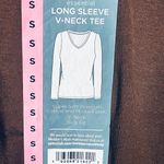 Members Mark  Brown Long Sleeve V-Neck Tee New S Photo 2