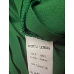 Pretty Little Thing Green Women's 2 Pleated Shorts Romper Beach Summer Feminine Photo 4