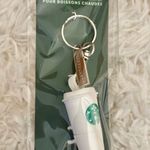 Starbucks Reusable Hot Cup Lid Stopper Keychain New Siren Logo Coffee Lover Gift Photo 0