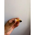 GOLD TONE HIGH HEEL SHAPED MINIATURE CLOCK Photo 1