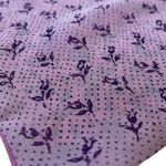 Marc Jacobs Reversible Lavender Pink Floral Delicate Silk Chiffon Long Scarf Photo 5