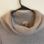 Chico's  Sz 1 M Cashmere Blend Sweater Quiet Luxury Brown Cozy S Minimalist Photo 2