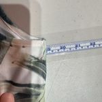 NWT Clotheshead Layered Mesh Sleeveless Tropical Floral Top Small White‎ Green White Photo 3