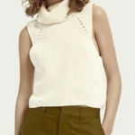 Scotch & Soda  Sleeveless Knit Turtleneck Sweater Sz Small Photo 0