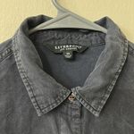 Liverpool  Charcoal Grey Casual Button-Down Blouse Sz XS Photo 1