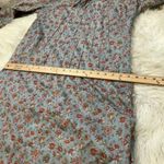 American Vintage Lady Mendal Cottage Core Floral Night Dress Sheer Thin Floral Vintage Large Photo 4