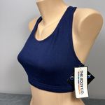 Vintage New NOS The Body Co. Sports Bra Size Medium Cotton Blend Blue CoolMax Photo 0