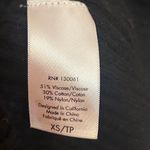 l*space L* Black Ribbed Knit Top - Sweetheart Neckline, Long Sleeve Crop Sweater XS Photo 5