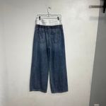 REWASH  Blue Pullon Double Waist Drawstring Wide Leg Jeans Sz 29 Photo 9