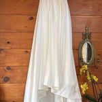 Lulus  Lifetime of Love White Satin Strapless A-Line Gown Bridal Dress Bride 8 Photo 2