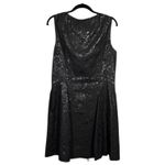 Hutch  Black Jacquard Sleeveless Fit and Flare Dress LBD 14 Curvy Plus! Photo 1