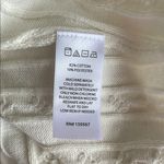 Willow & Wind White Cable Knit Skirt Set with Black Trim Size L Photo 5