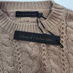 House of Harlow 1960 x REVOLVE Abia Cropped Cable Sweater in Tan LArge Photo 3