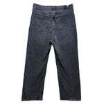 Abercrombie & Fitch 90s Relaxed Straight High Rise Jeans Women 30/10 Black Denim Photo 1