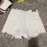 Abercrombie & Fitch White High-Rise Abercrombie Jean Shorts Photo 5