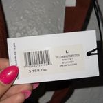 We Wore What NWT Cappuccino Brown Shell Chain Halter Midi Dress Size Large Photo 4