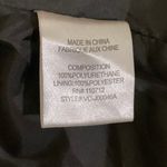 Vigoss Black Faux Leather Snakeskin Asymmetrical Zipper Long Sleeve Jacket Sz XS Photo 3