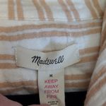 Madewell  LIGHTESTSPUN OVERSIZED PAJAMA TOP IN STRIPE PLAY EARTHEN SAND MEDIUM Photo 8