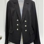Maurice's NWT  Black Double Breasted Blazer XL Button School X-Large Career Work Photo 0