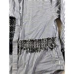 ZARA Button Up Dress Shirt Women's Size Small Asymmetrical Career Wear Office Photo 5